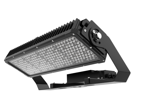 Carsington Plus LED Sports Floodlight 600W 5000K Black 25 x 130D Optic/Glass (415V Control Gear Included)